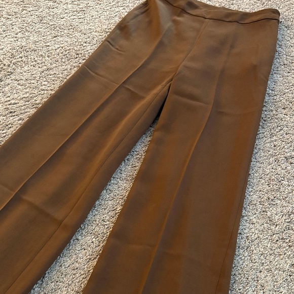 DKNY Wide Leg Brown Women's Pants - Picture 7 of 8